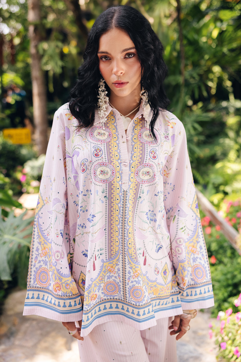 Qalamkar | Printed Co Ords 25 | OP-08 Ruhi - Official Qalamkar stockist in UK - Sakeena London
