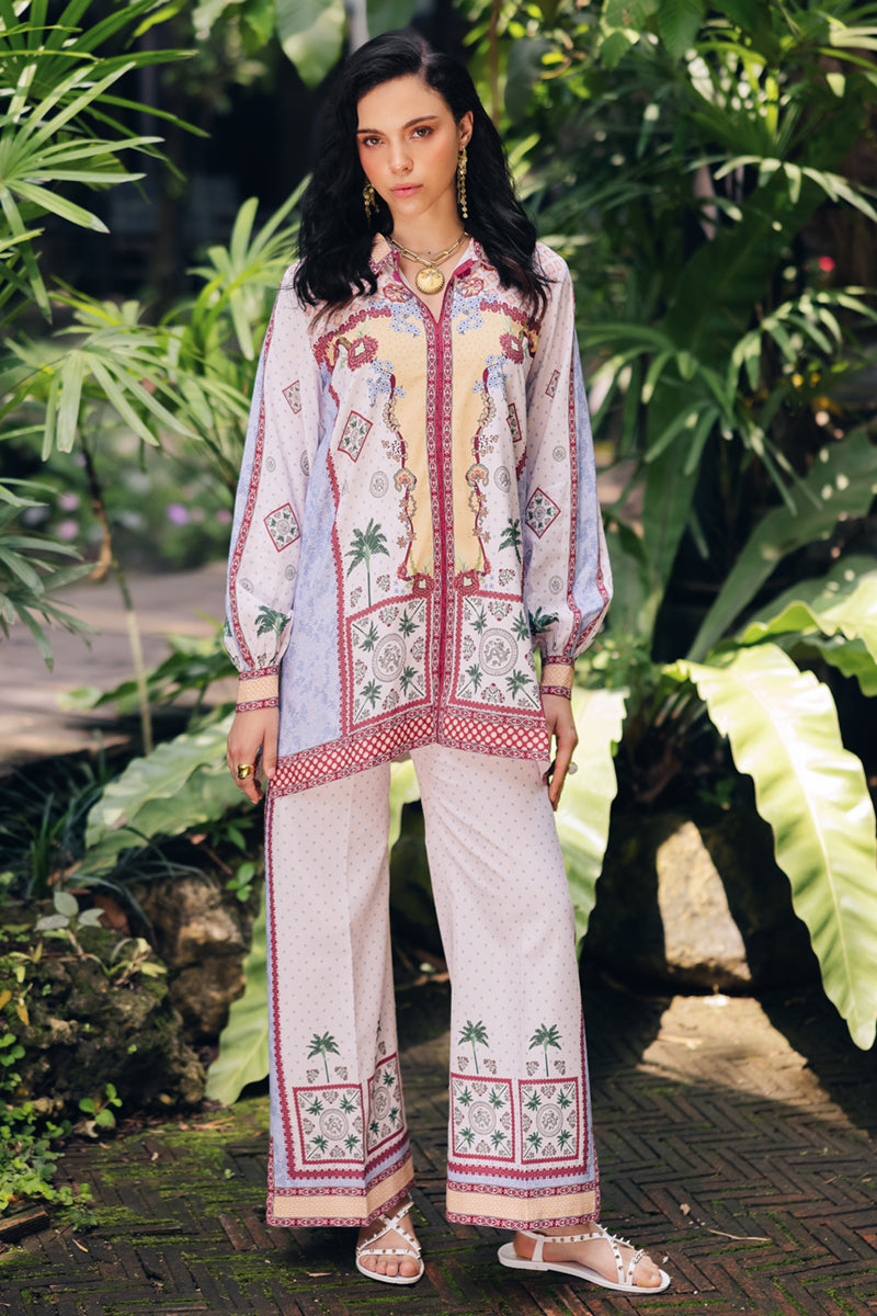 Qalamkar | Printed Co Ords 25 | OP-05 Rihana - Official Qalamkar stockist in UK - Sakeena London