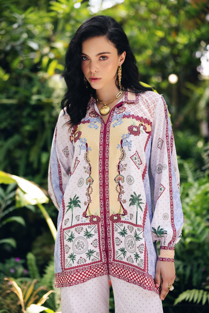 Qalamkar | Printed Co Ords 25 | OP-05 Rihana - Official Qalamkar stockist in UK - Sakeena London