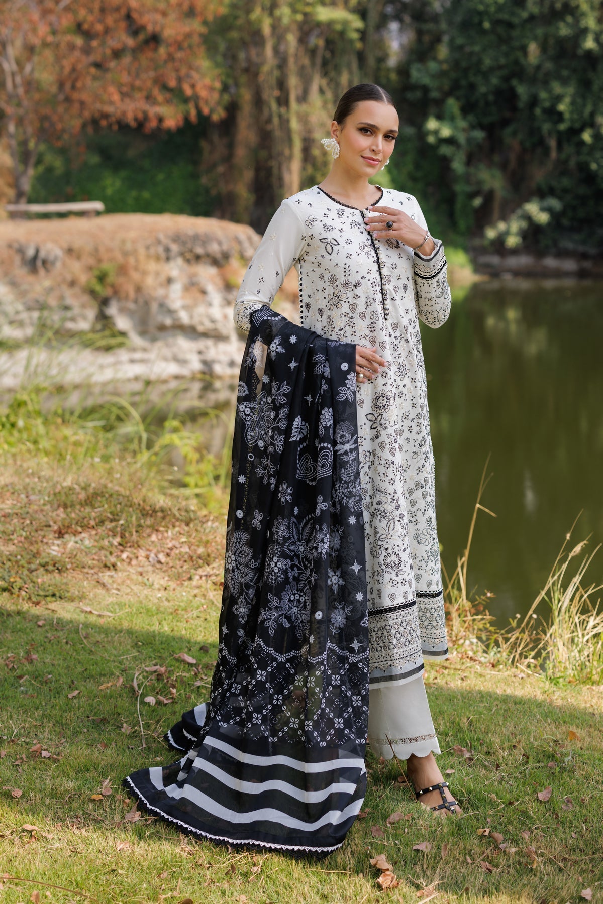 Xenia Formals | Luxury Lawn 25 | FIORELLA - Official Xenia Formals stockist in UK - Sakeena London