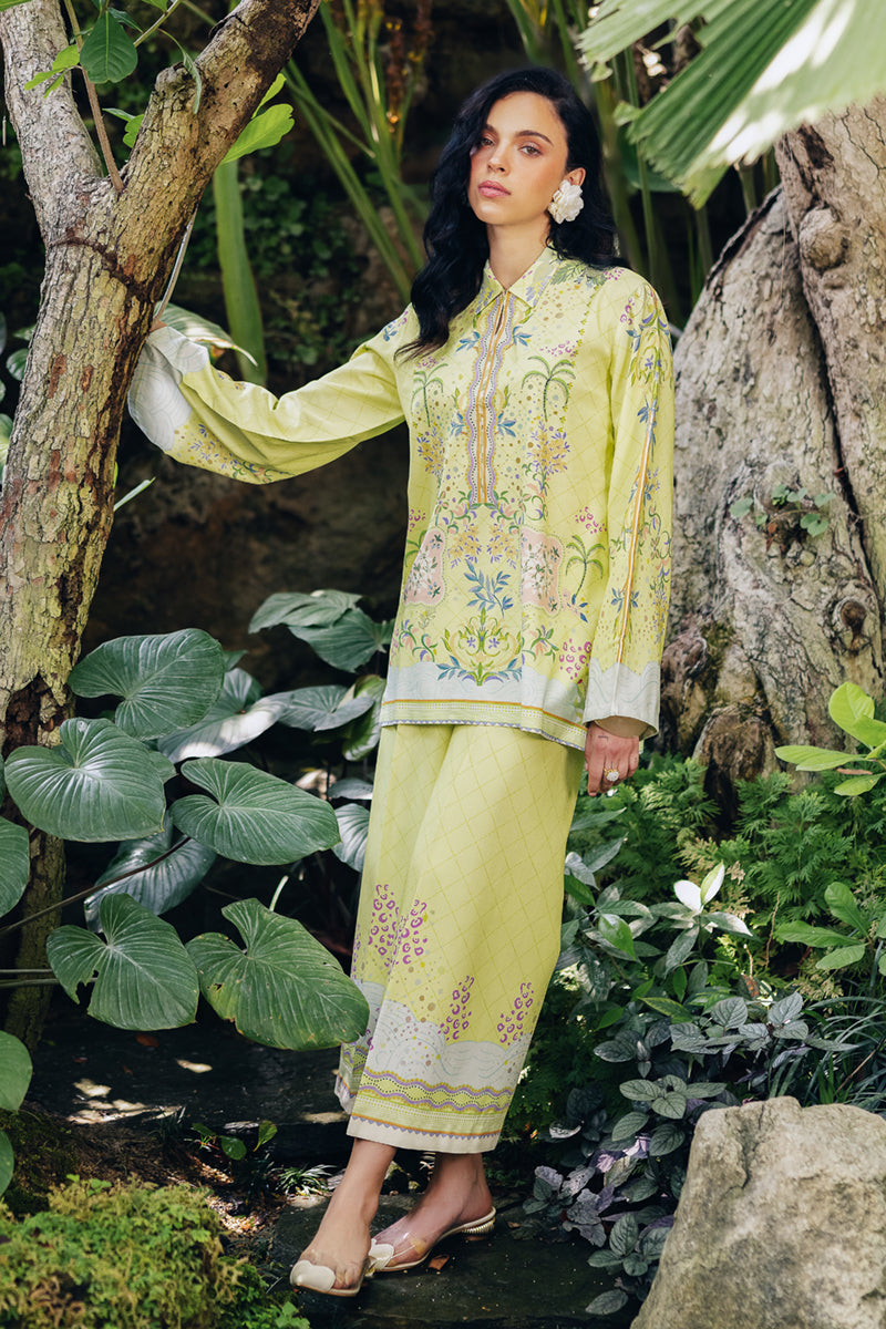 Qalamkar | Printed Co Ords 25 | OP-03 Alva - Official Qalamkar stockist in UK - Sakeena London