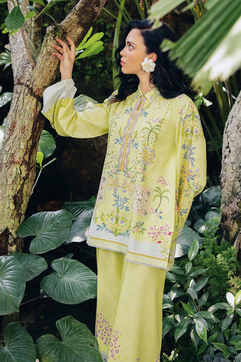 Qalamkar | Printed Co Ords 25 | OP-03 Alva - Official Qalamkar stockist in UK - Sakeena London