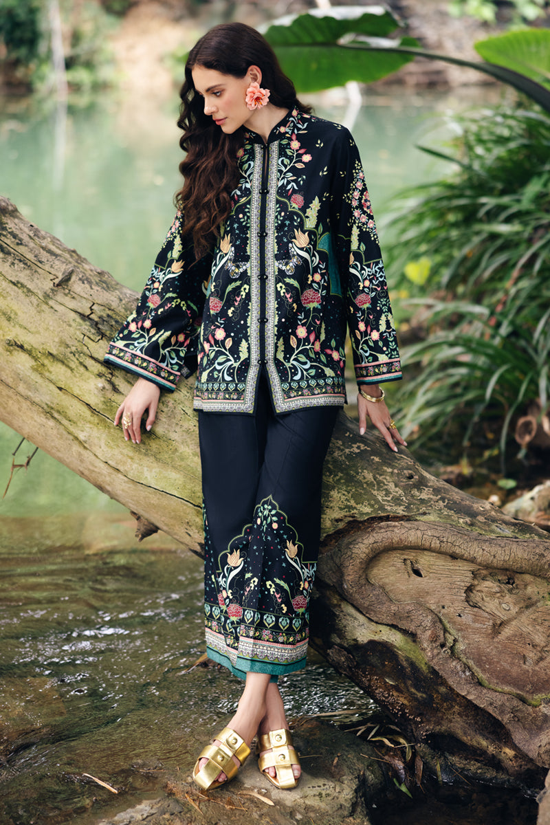 Qalamkar | Printed Co Ords 25 | OP-07 Rane - Official Qalamkar stockist in UK - Sakeena London