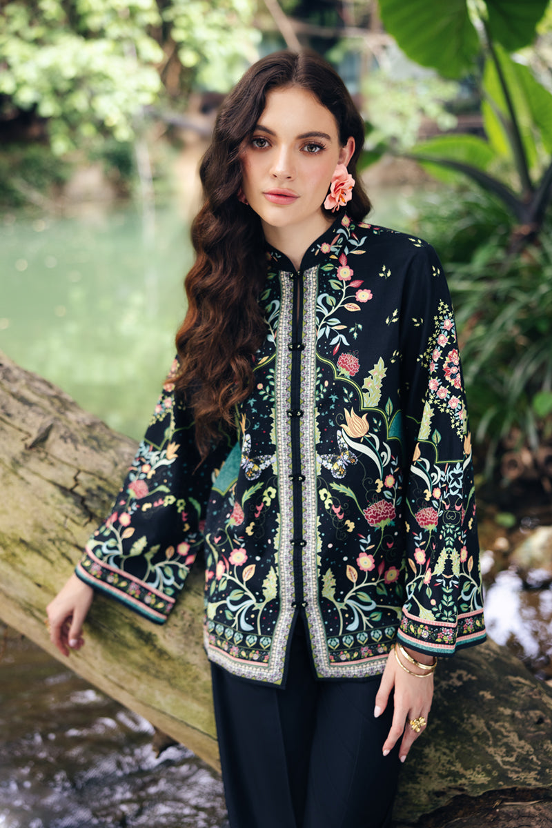Qalamkar | Printed Co Ords 25 | OP-07 Rane - Official Qalamkar stockist in UK - Sakeena London