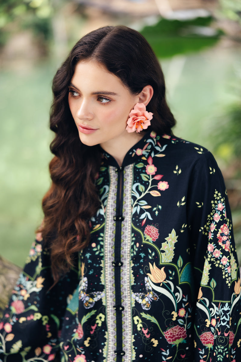 Qalamkar | Printed Co Ords 25 | OP-07 Rane - Official Qalamkar stockist in UK - Sakeena London
