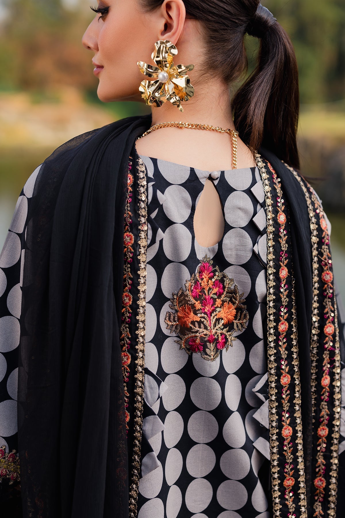 Charizma | Qara Festive Edit 25 |CQ5-01 - Official Charzima stockist in UK - Sakeena London