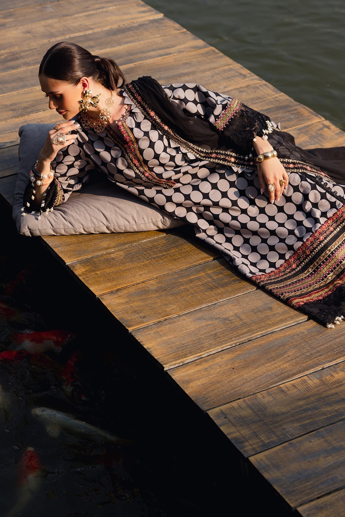 Charizma | Qara Festive Edit 25 |CQ5-01 - Official Charzima stockist in UK - Sakeena London
