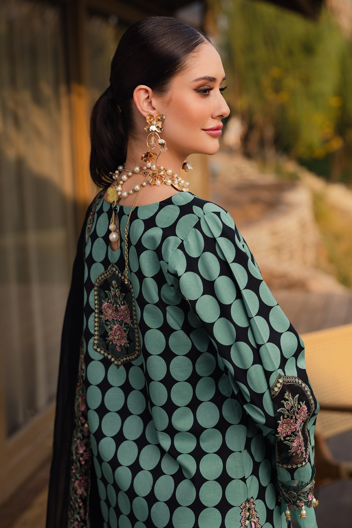 Charizma | Qara Festive Edit 25 | CQ5-04 - Official Charizma stockist in UK - Sakeena London