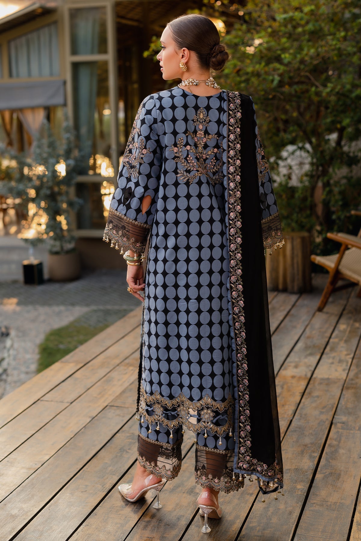 Charizma | Qara Festive Edit 25 | CQ5-06 - Official Charizma stockist in UK - Sakeena London