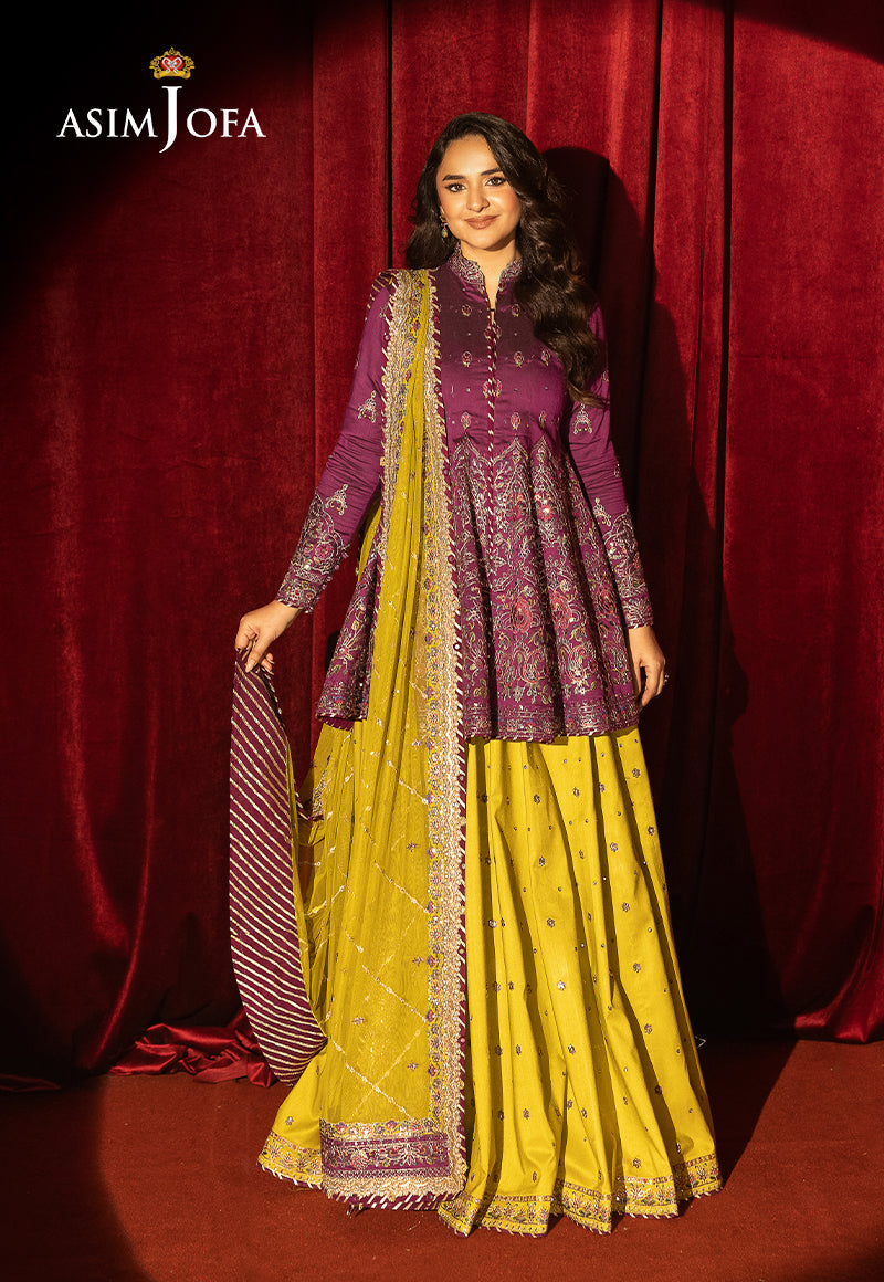 Asim Jofa | Luxury Festive Rejoice | AJLFF-17 - Official Asim Jofa stockist in UK - Sakeena London