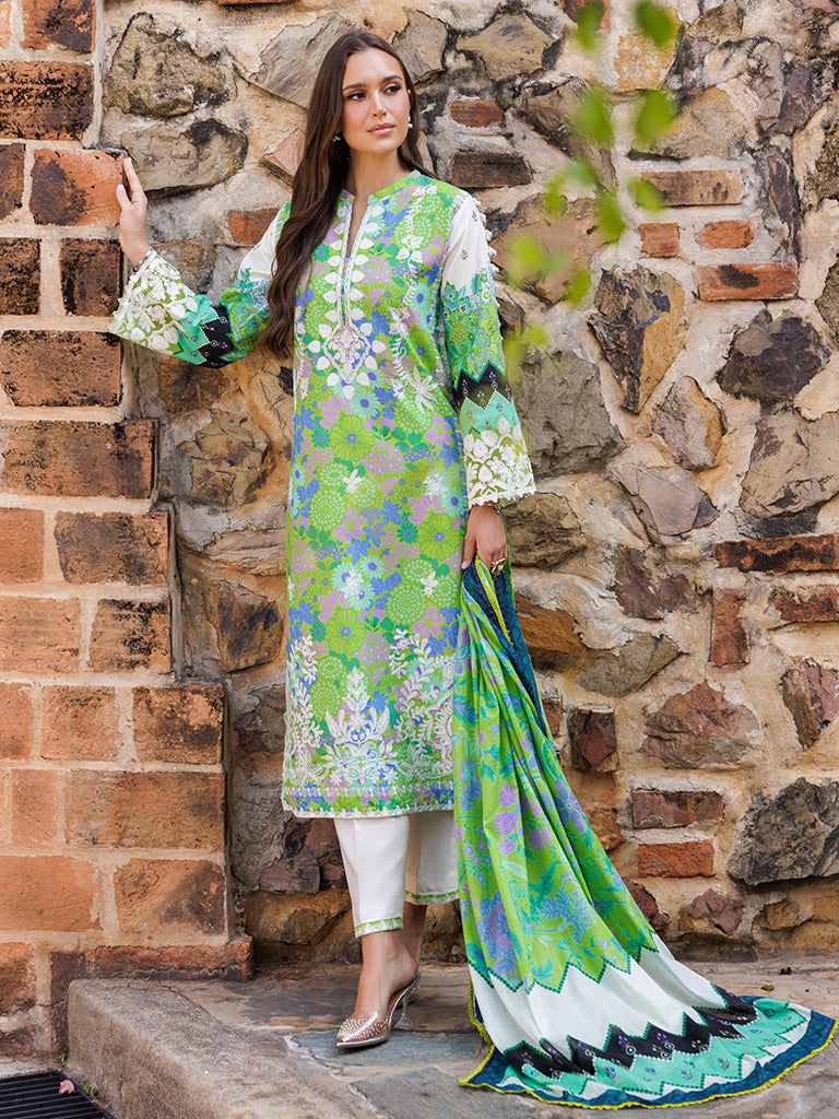 Rajbari | Floral Symphony Lawn 25 | RB-04 - Official Rajbari stockist in UK - Sakeena London