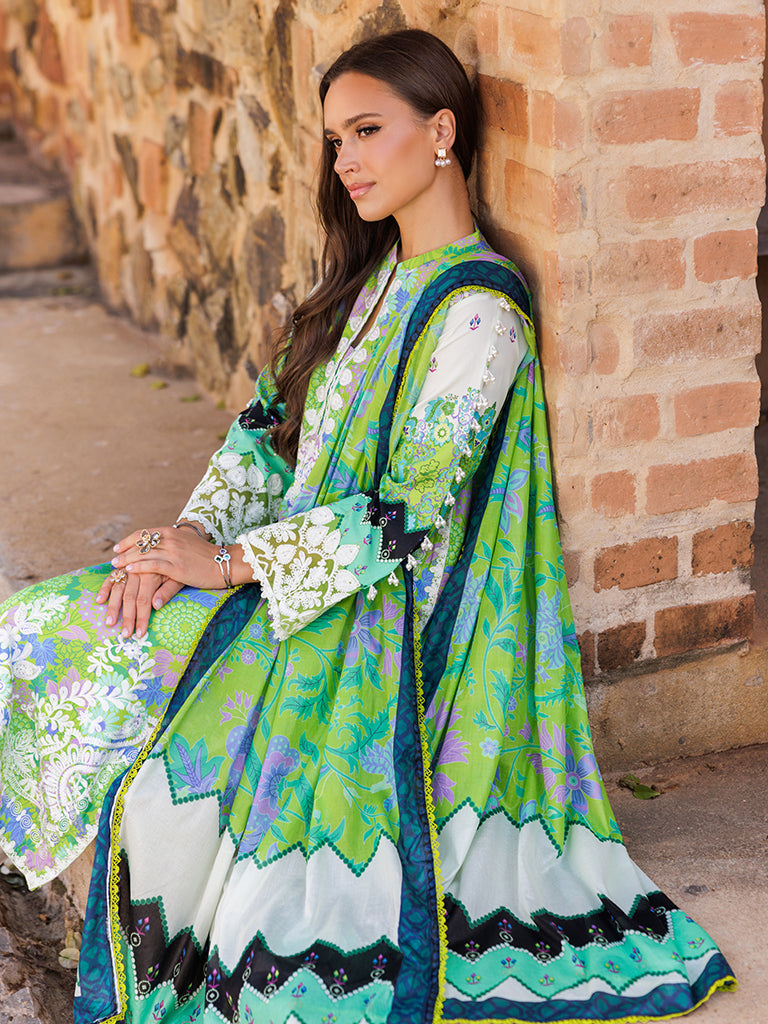 Rajbari | Floral Symphony Lawn 25 | RB-04 - Official Rajbari stockist in UK - Sakeena London