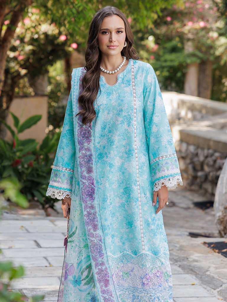 Rajbari | Floral Symphony Lawn 25 | RB-09 - Official Rajbari stockist in UK - Sakeena London