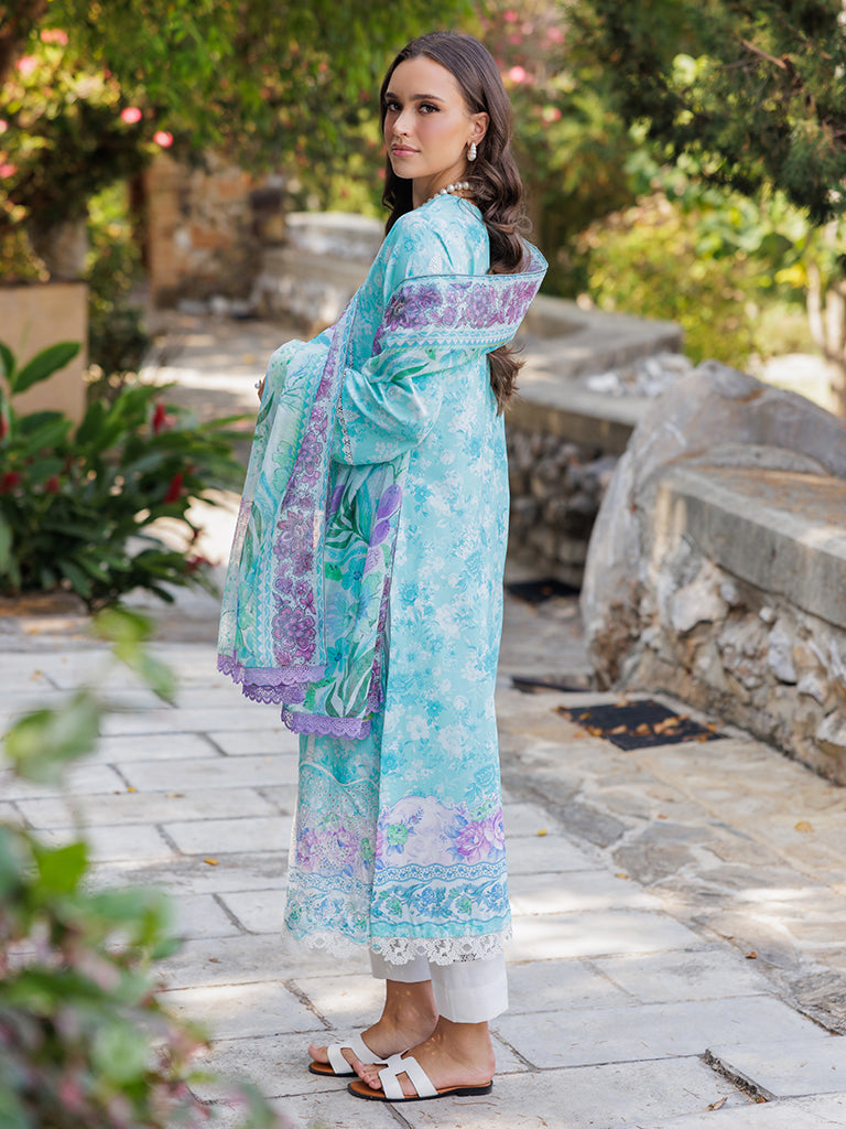 Rajbari | Floral Symphony Lawn 25 | RB-09 - Official Rajbari stockist in UK - Sakeena London