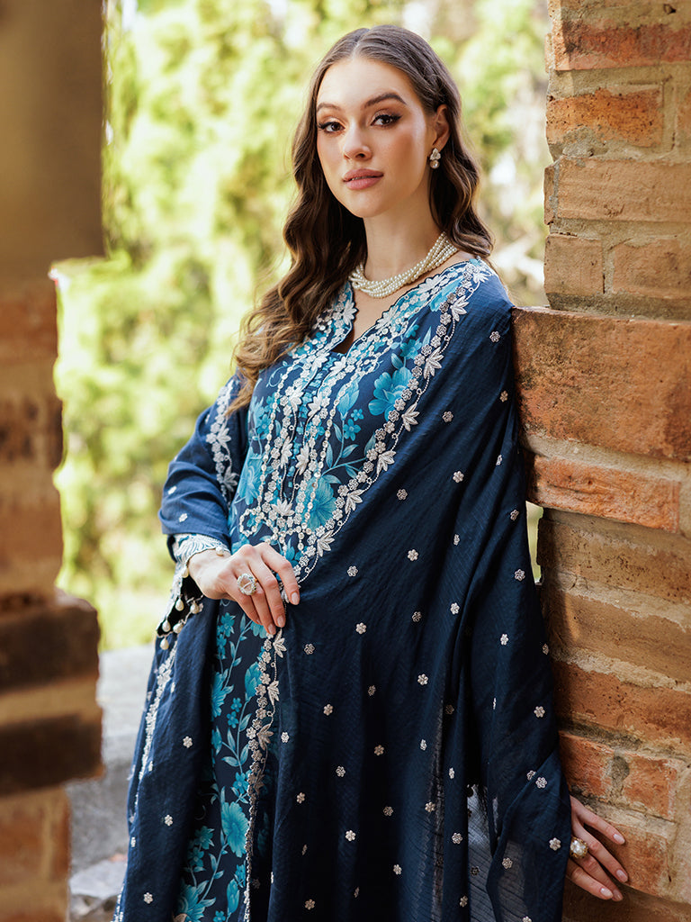 Rajbari | Floral Symphony Lawn 25 | RB-12 - Official Rajbari stockist in UK - Sakeena London