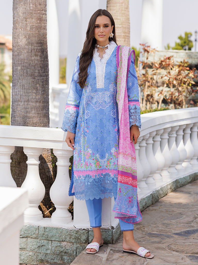Rajbari | Floral Symphony Lawn 25 | RB-02 - Official Rajbari stockist in UK - Sakeena London