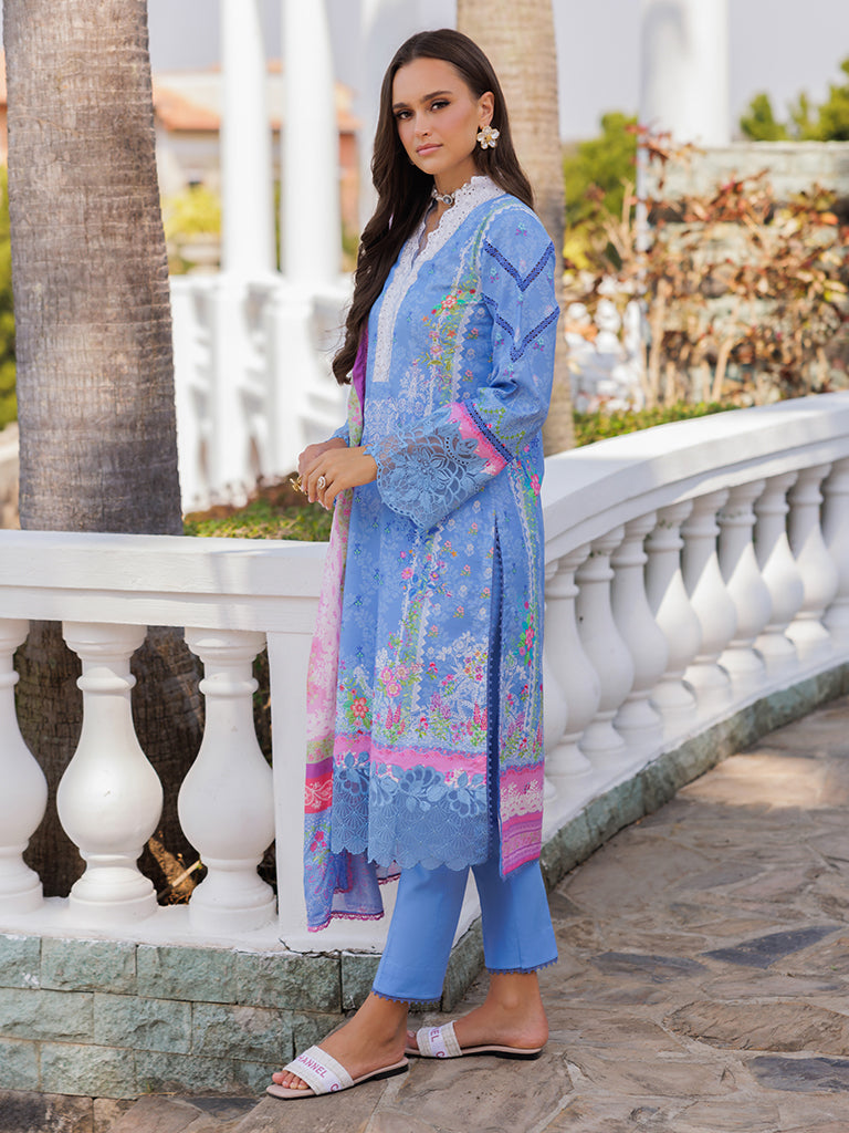 Rajbari | Floral Symphony Lawn 25 | RB-02 - Official Rajbari stockist in UK - Sakeena London