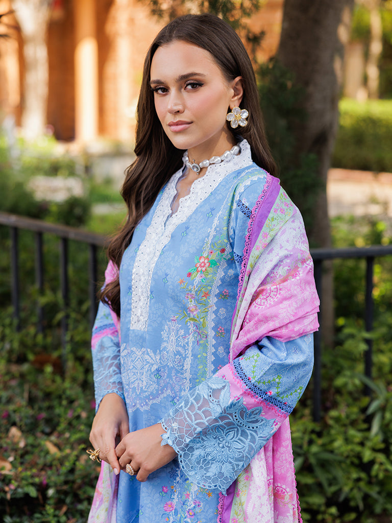 Rajbari | Floral Symphony Lawn 25 | RB-02 - Official Rajbari stockist in UK - Sakeena London