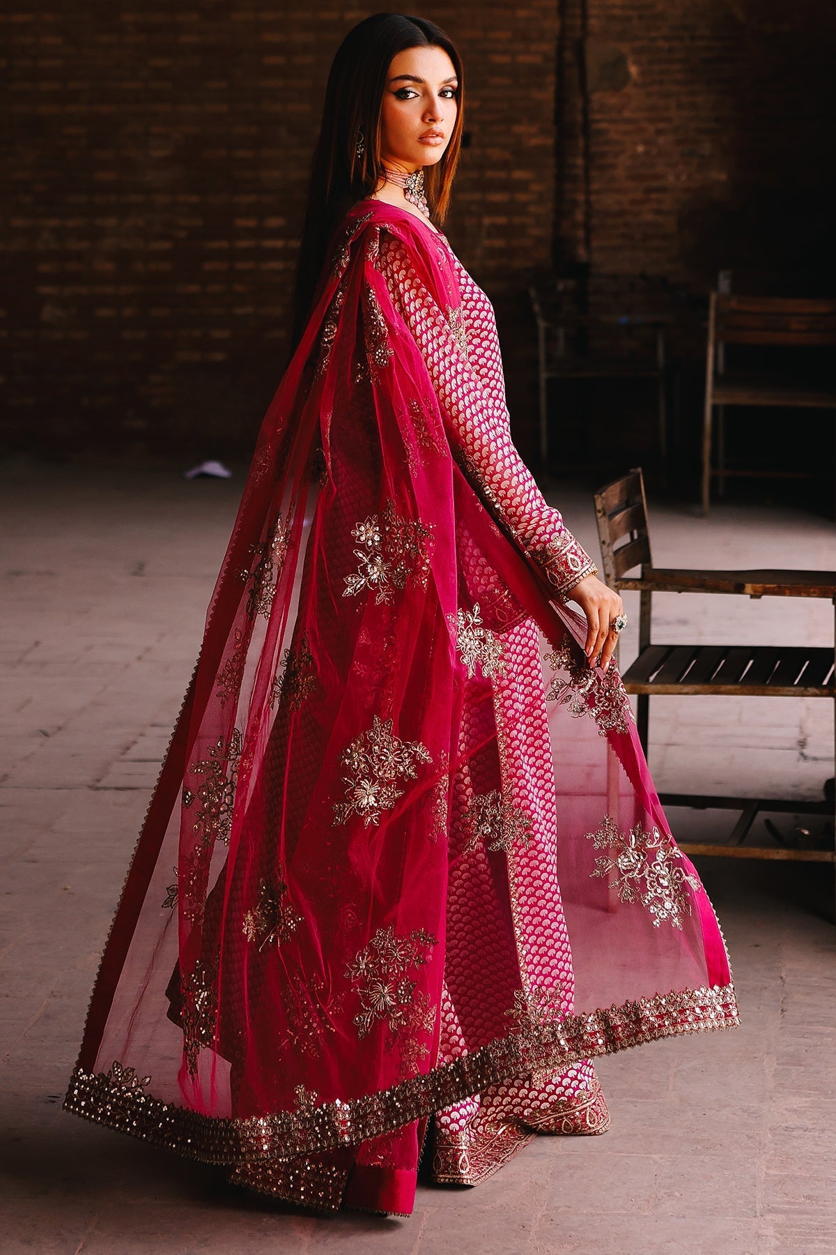 Charizma | Fumee Luxury Chiffon | CMA-5-115A - Official Charzima stockist in UK - Sakeena London