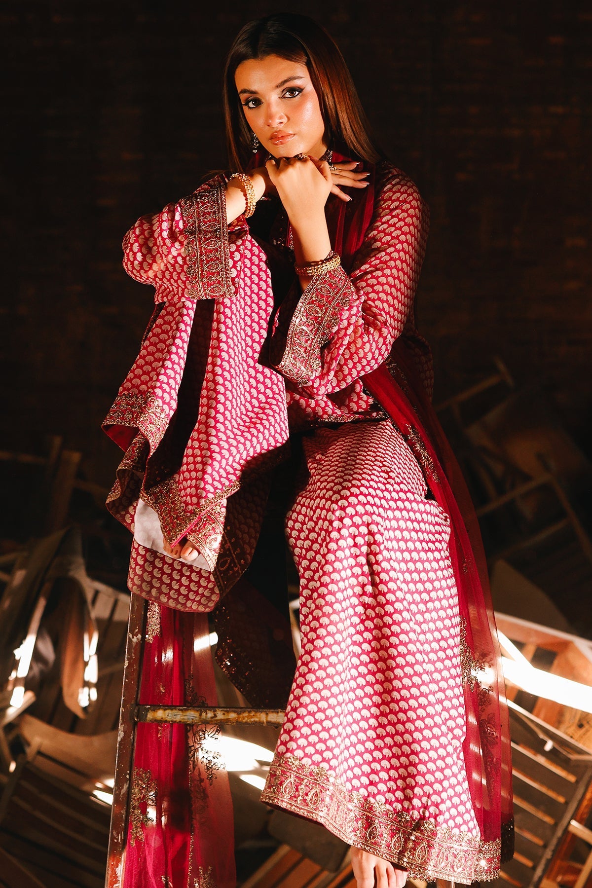 Charizma | Fumee Luxury Chiffon | CMA-5-115A - Official Charzima stockist in UK - Sakeena London
