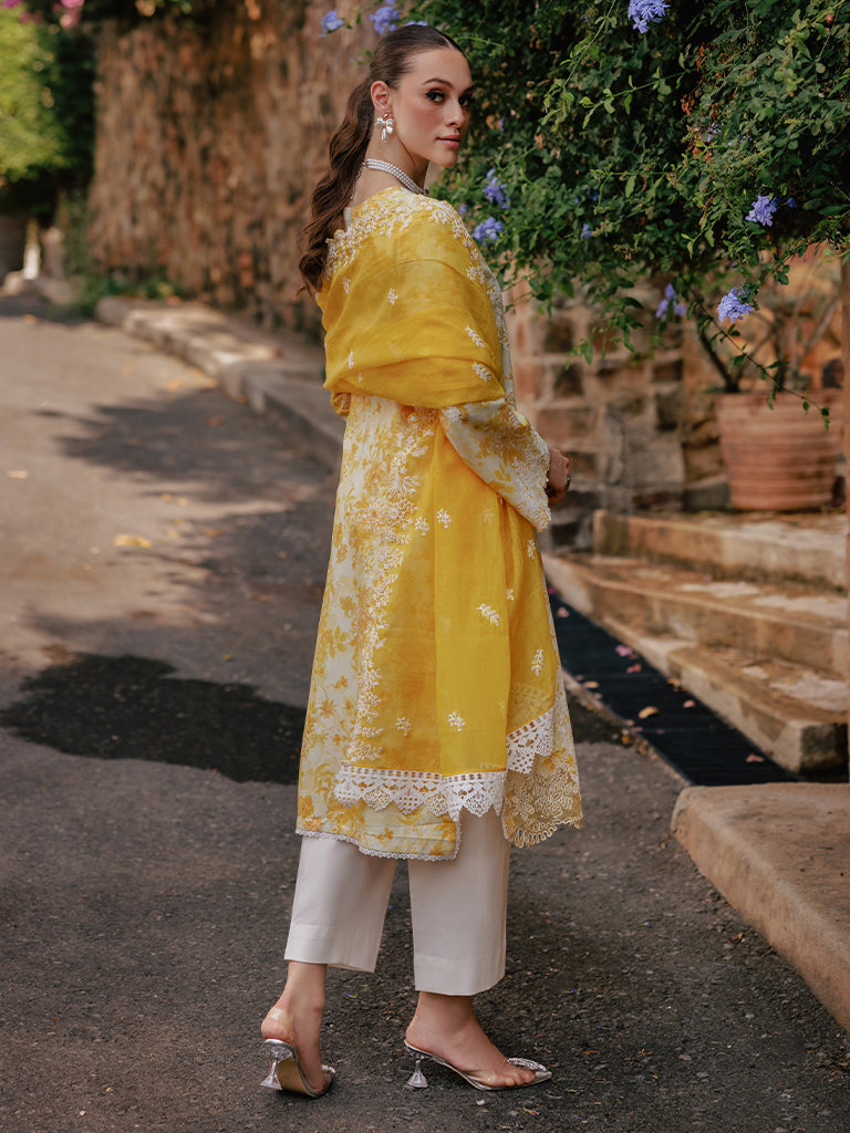 Rajbari | Floral Symphony Lawn 25 | RB-01 - Official Rajbari stockist in UK - Sakeena London