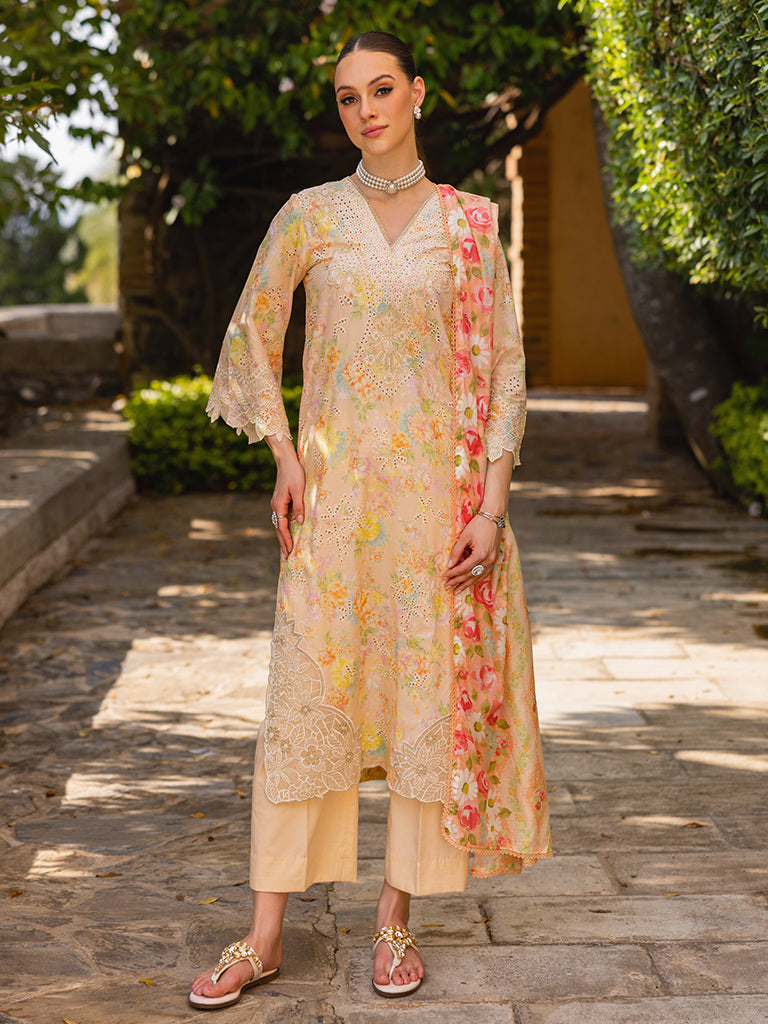 Rajbari | Floral Symphony Lawn 25 | RB-05 - Official Rajbari stockist in UK - Sakeena London