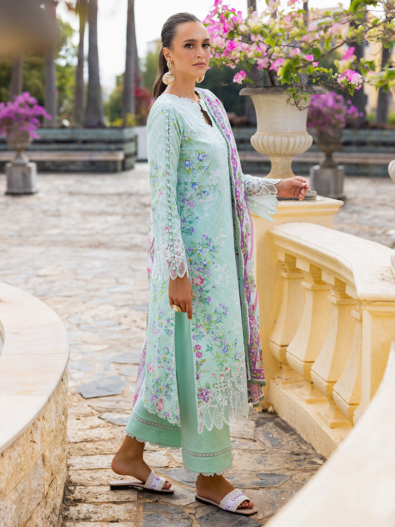 Rajbari | Floral Symphony Lawn 25 | RB-06 - Official Rajbari stockist in UK - Sakeena London