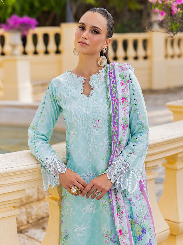 Rajbari | Floral Symphony Lawn 25 | RB-06 - Official Rajbari stockist in UK - Sakeena London