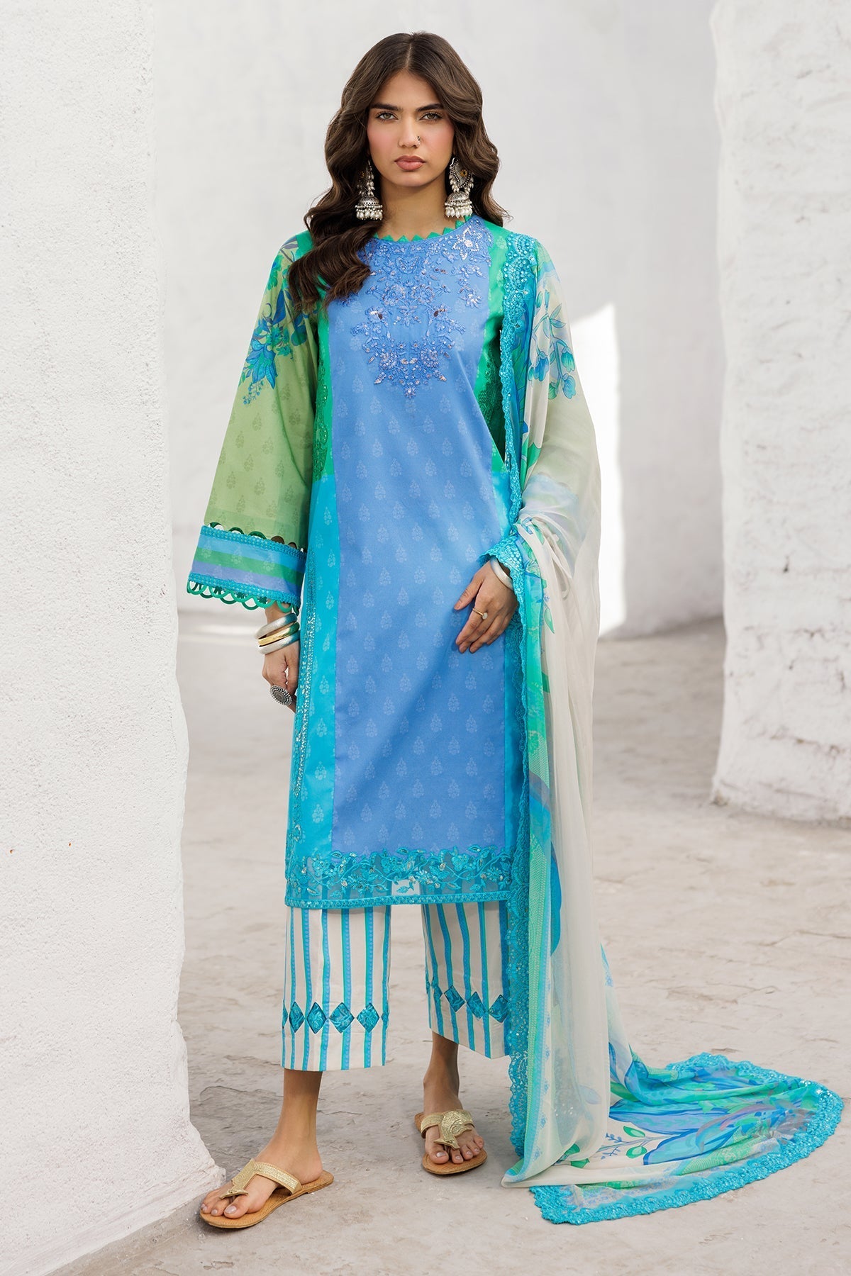 Charizma | Rangoli Lawn | CRO5-05 - Official Charizma stockist in UK - Sakeena London
