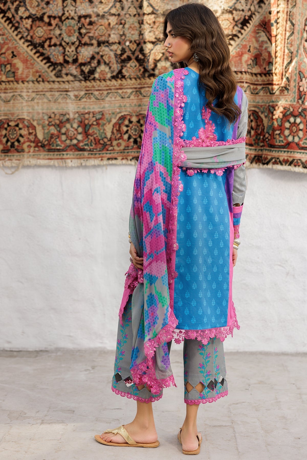 Charizma | Rangoli Lawn | CRO5-02 - Official Charizma stockist in UK - Sakeena London
