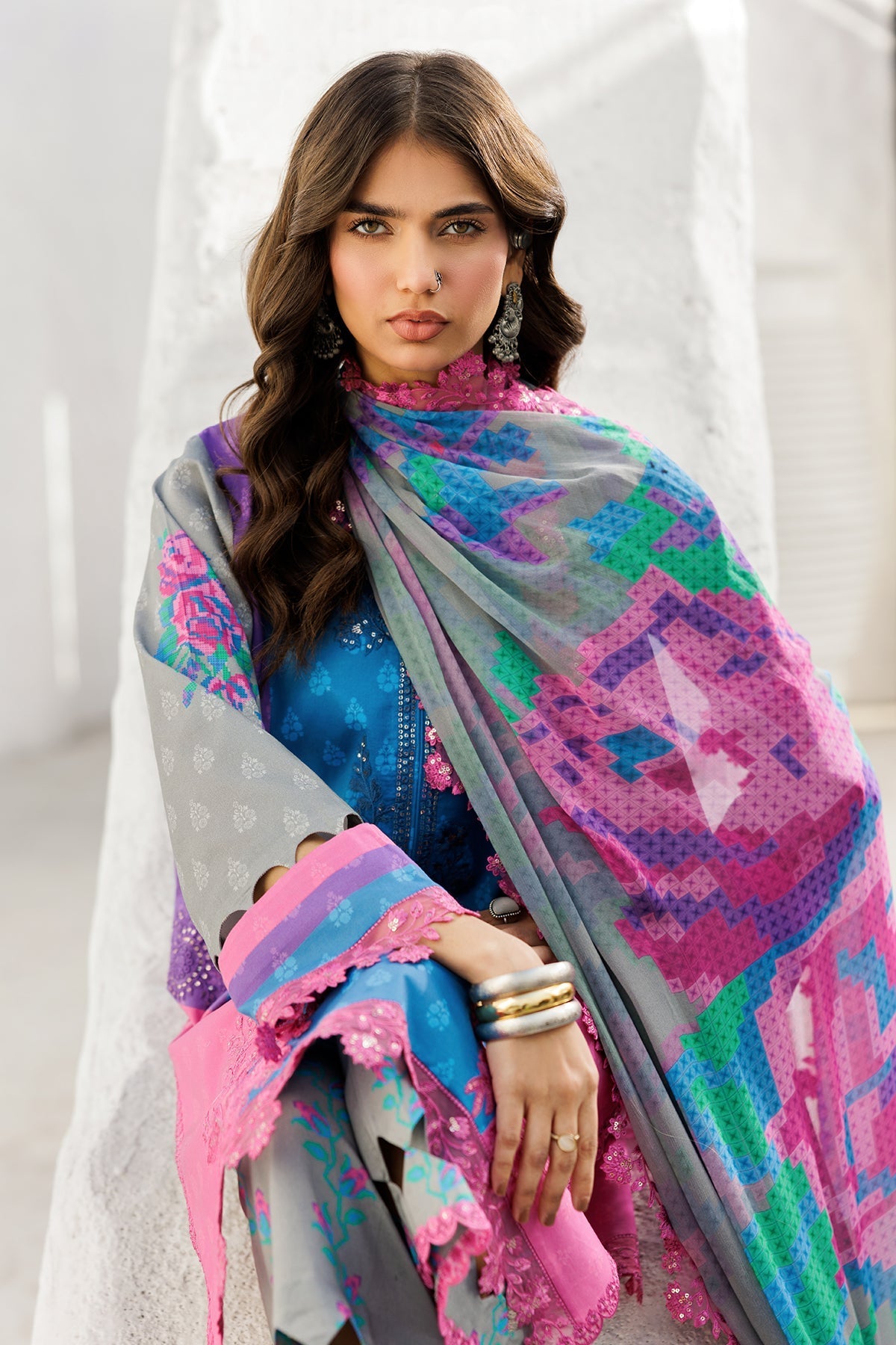 Charizma | Rangoli Lawn | CRO5-02 - Official Charizma stockist in UK - Sakeena London