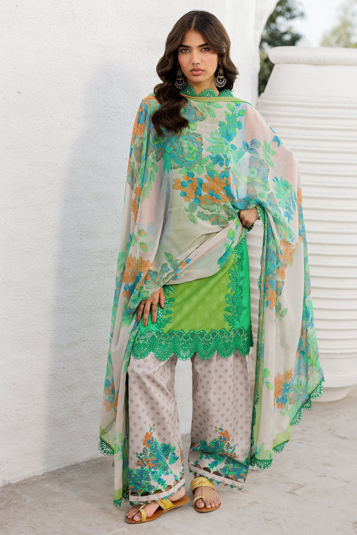 Charizma | Rangoli Lawn | CRO5-03 - Official Charizma stockist in UK - Sakeena London