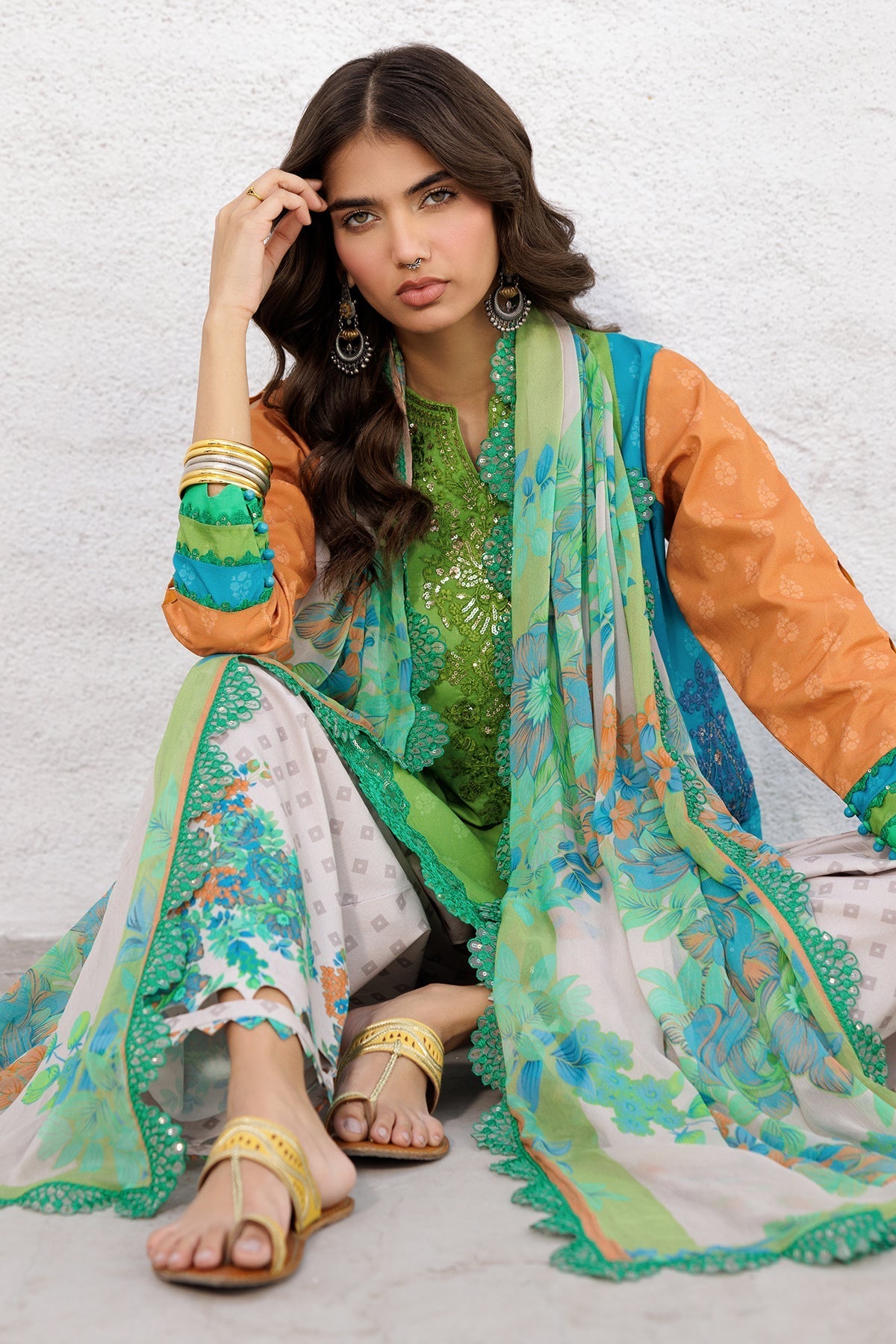 Charizma | Rangoli Lawn | CRO5-03 - Official Charizma stockist in UK - Sakeena London