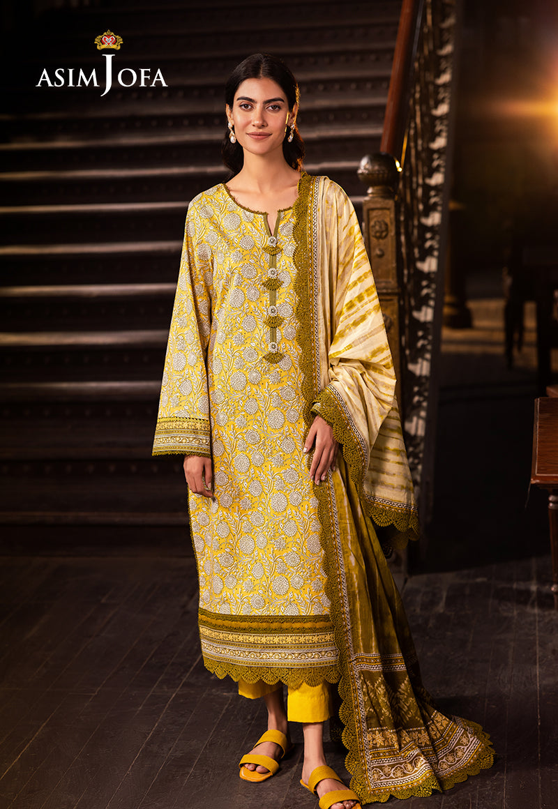 Asim Jofa | Prints Drop 2 | AJUBJ-51 - Official Asim Jofa stockist in UK - Sakeena London