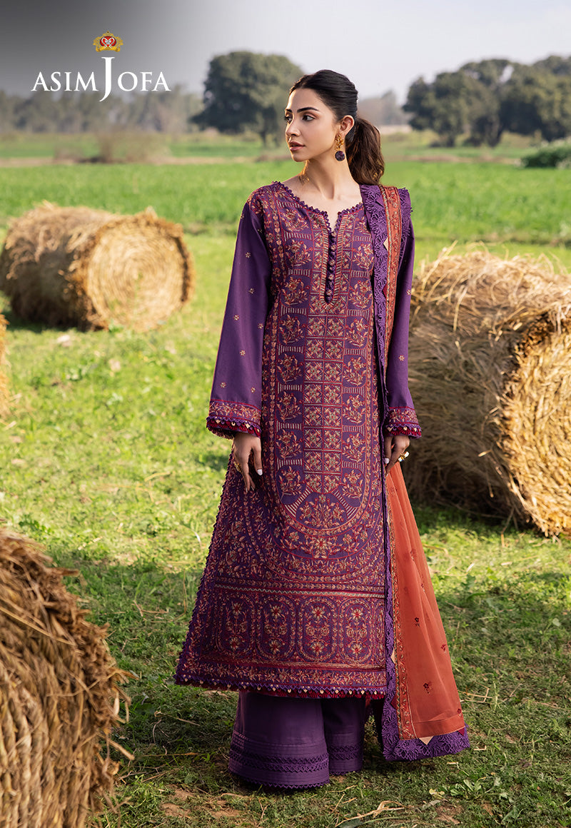 Asim Jofa | Luxury Lawn 25 | AJELL-13 - Official Asim Jofa stockist in UK - Sakeena London