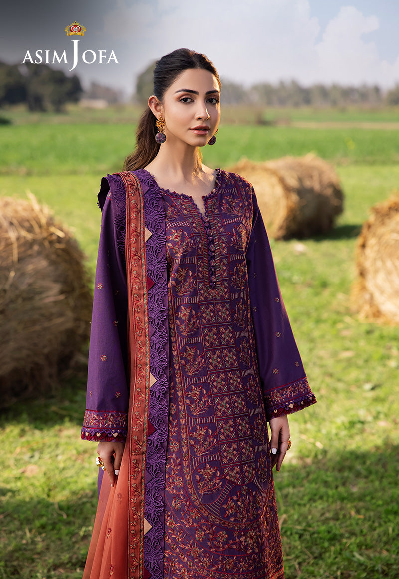 Asim Jofa | Luxury Lawn 25 | AJELL-13 - Official Asim Jofa stockist in UK - Sakeena London