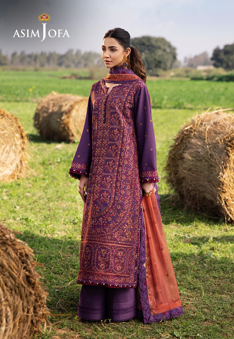 Asim Jofa | Luxury Lawn 25 | AJELL-13 - Official Asim Jofa stockist in UK - Sakeena London