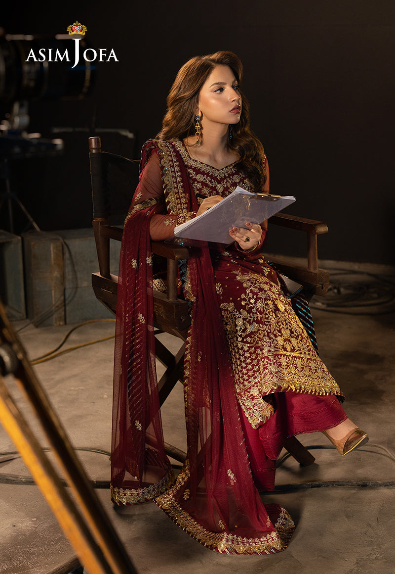 Asim Jofa | Festive Collection 25 | AJLLF-01 - Official Asim Jofa stockist in UK - Sakeena London