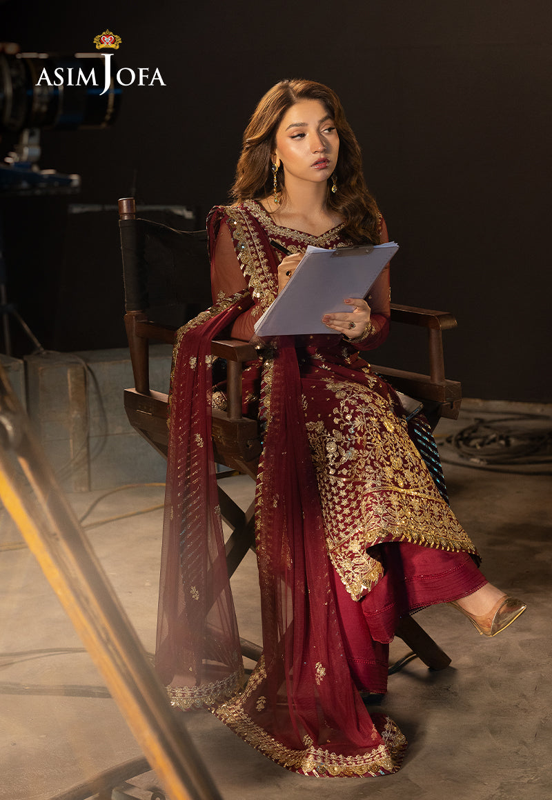 Asim Jofa | Festive Collection 25 | AJLLF-01 - Official Asim Jofa stockist in UK - Sakeena London