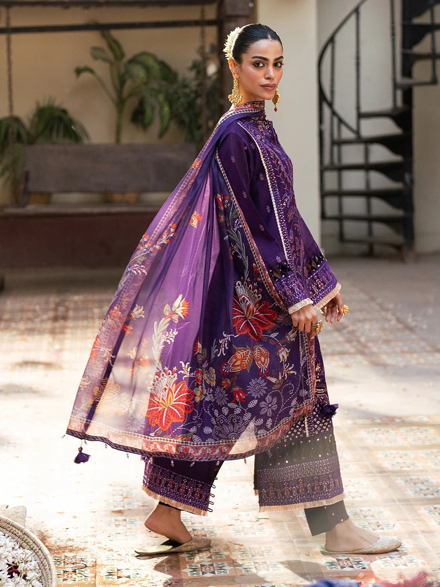 Salitex | Signature Festive Chiffon | SUNW6NO031UT - Official Salitex stockist in UK - Sakeena London