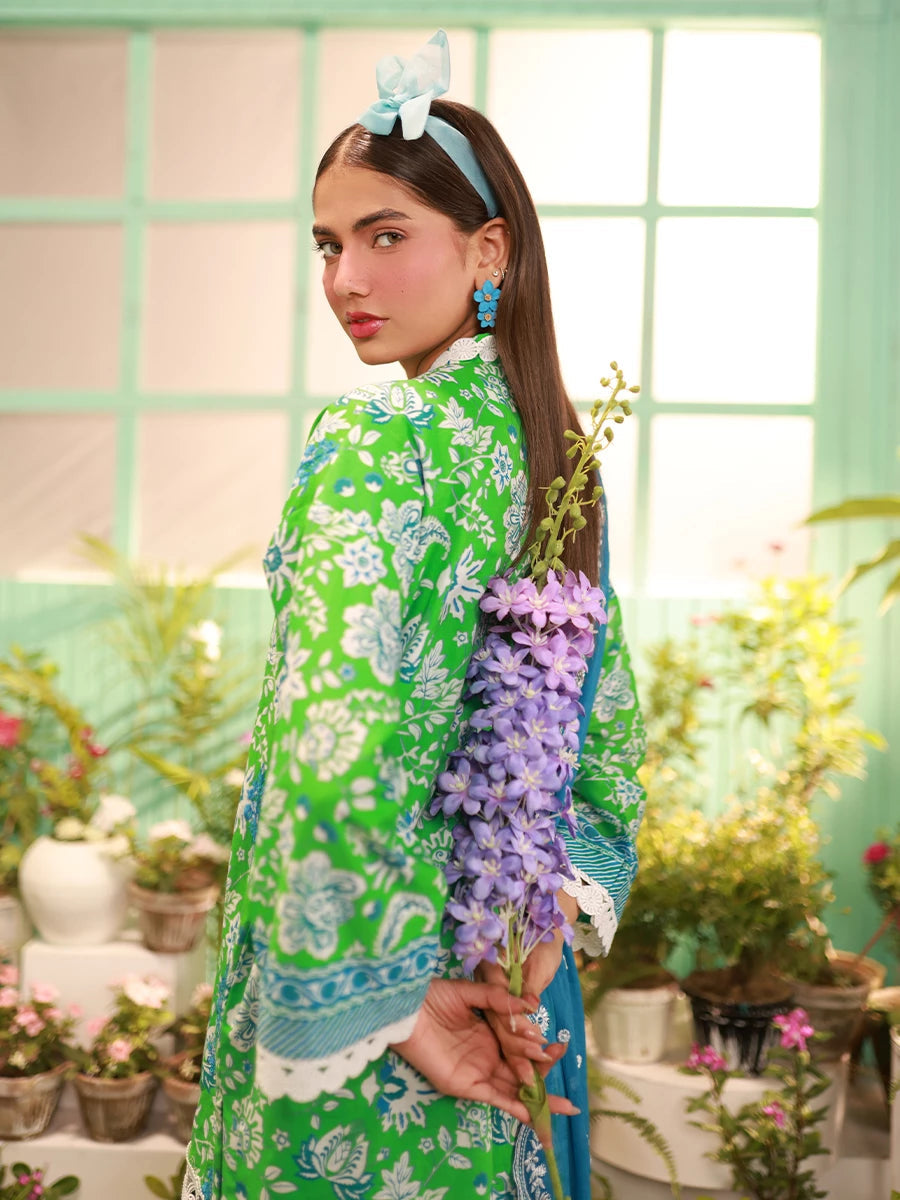 Salitex | Izel Lawn 24 | LUXURY LAWN EMBROIDERED SUIT - Official Salitex stockist in UK - Sakeena London