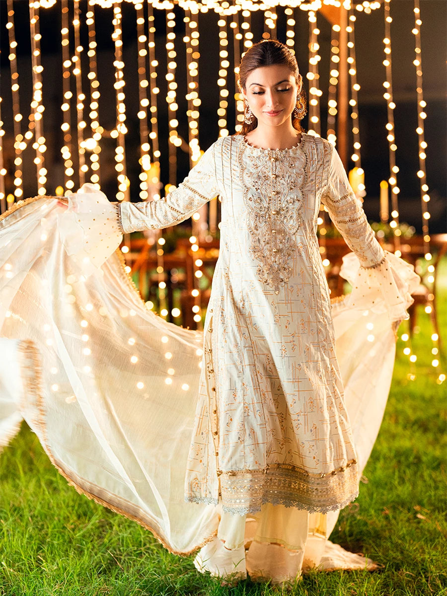 Salitex | Signature Festive Chiffon | UNS25WW009UT - Official Salitex stockist in UK - Sakeena London