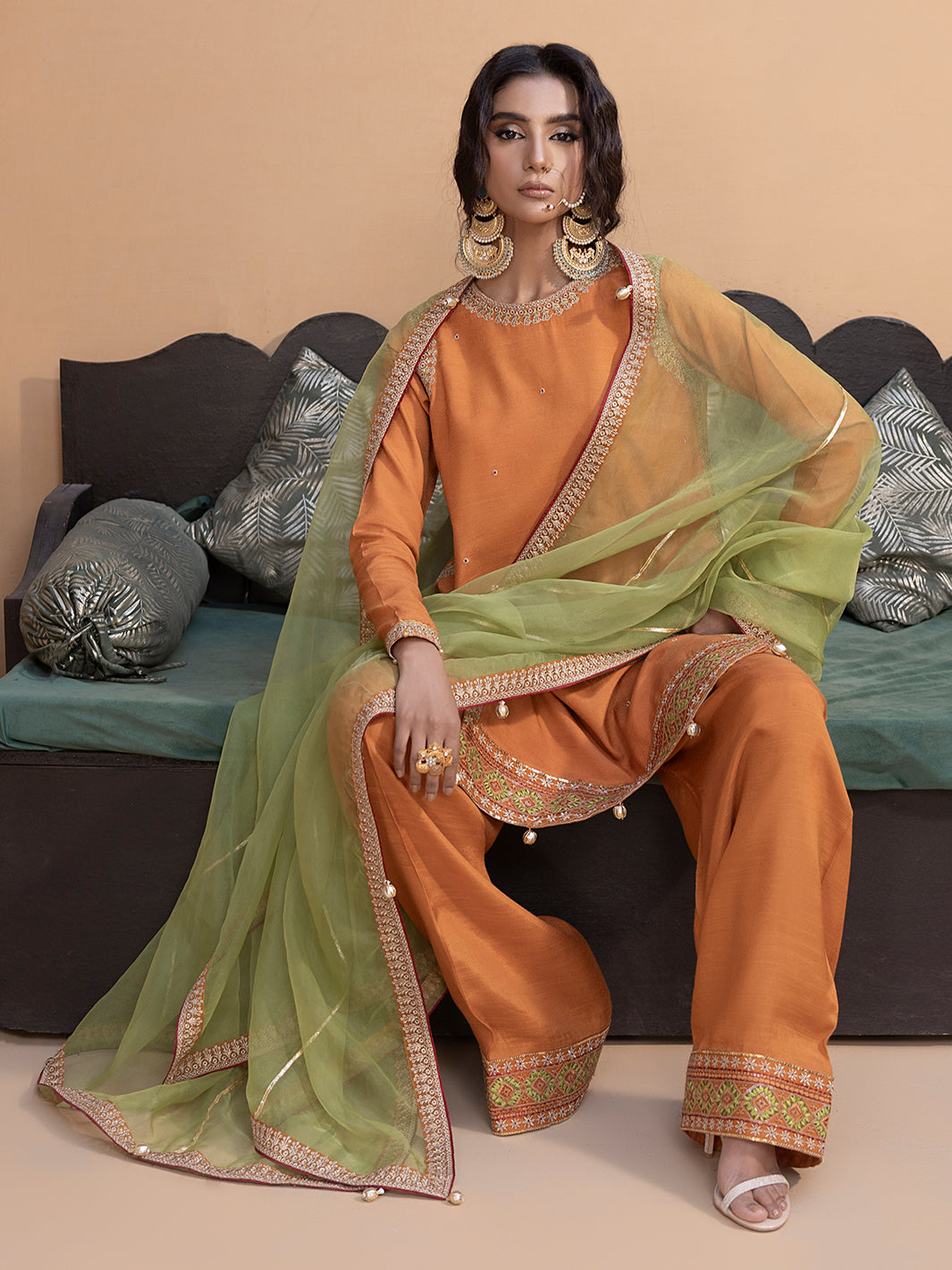 Hem Stitch | Raw Silk Edit 25 | Kashish - Official Hemstitch stockist in UK - Sakeena London