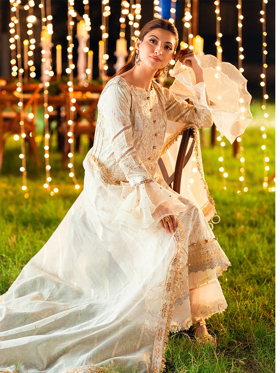 Salitex | Signature Festive Chiffon | UNS25WW009UT - Official Salitex stockist in UK - Sakeena London