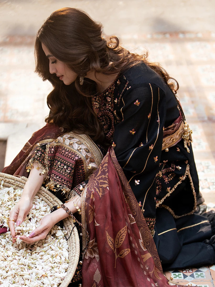 Salitex | Signature Festive Chiffon | SUNW6NO025UT - Official Salitex stockist in UK - Sakeena London