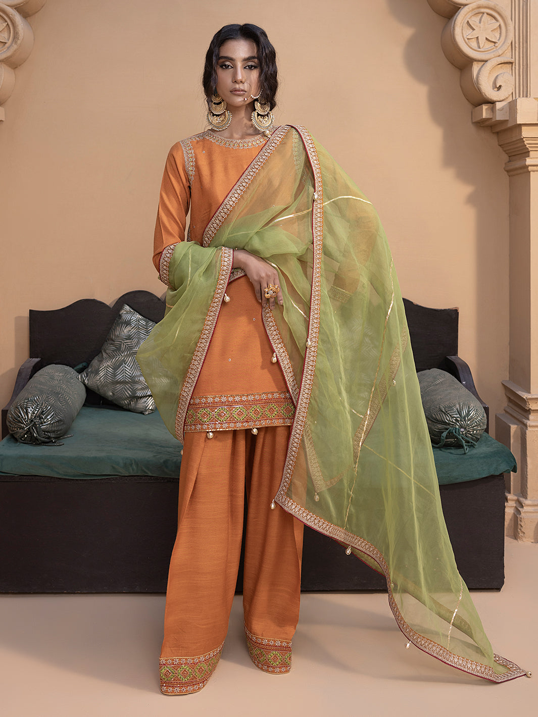 Hem Stitch | Raw Silk Edit 25 | Kashish - Official Hemstitch stockist in UK - Sakeena London