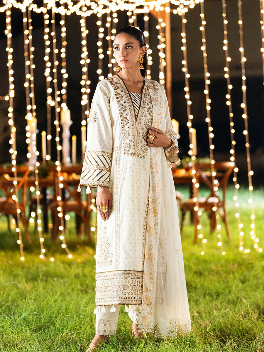 Salitex | Signature Festive Chiffon | UNS25WW010UT - Official Salitex stockist in UK - Sakeena London