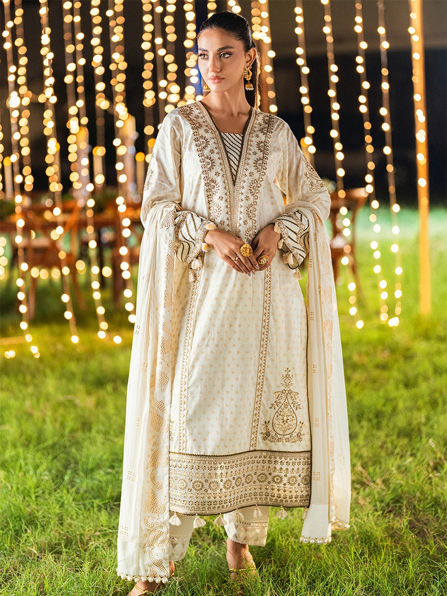 Salitex | Signature Festive Chiffon | UNS25WW010UT - Official Salitex stockist in UK - Sakeena London