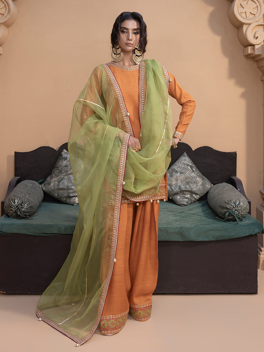 Hem Stitch | Raw Silk Edit 25 | Kashish - Official Hemstitch stockist in UK - Sakeena London