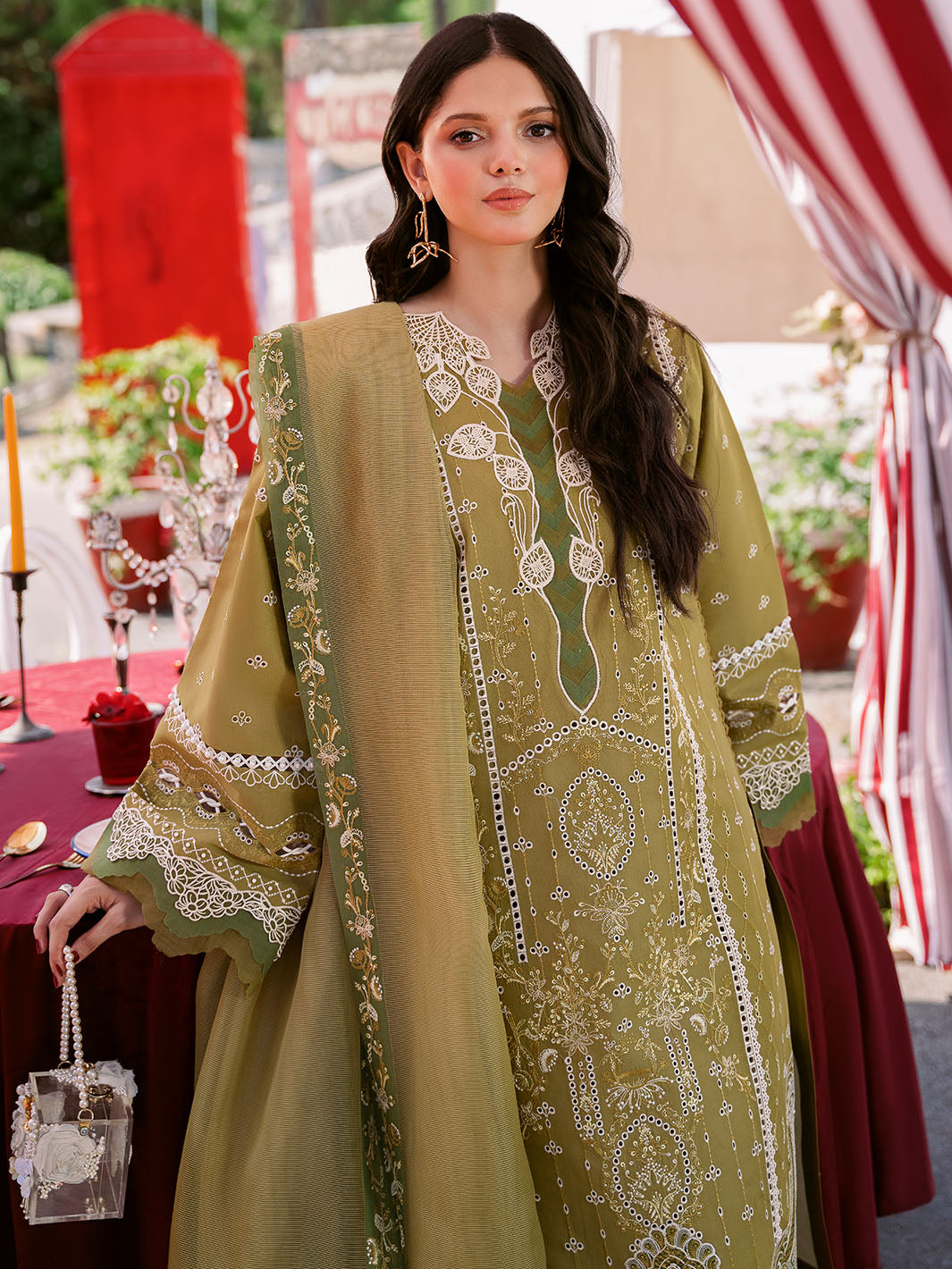 Bin Ilyas | Clara Embroidered Lawn 24 | 211 - A - Official Bin Ilyas stockist in UK - Sakeena London